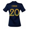 Maillot de Supporter France Kingsley Coman 20 Domicile Coupe du Monde 2022 Pour Femme